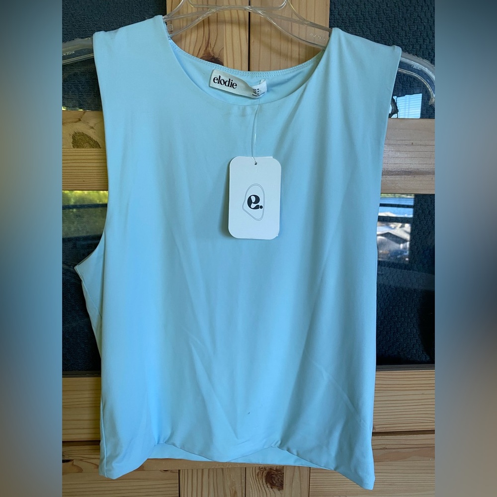 Elodie Women's Sky Blue Tank Top